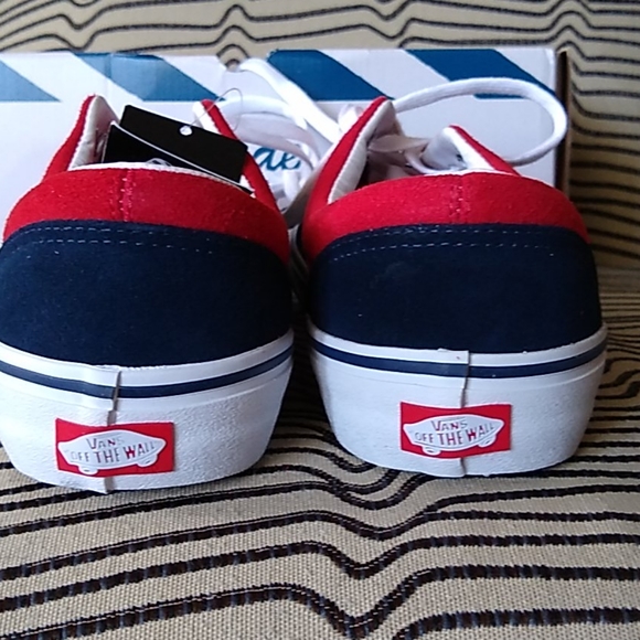 Vans era shoes 76' Navy / Red - Picture 7 of 9